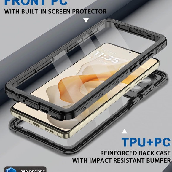 Brand New Moto G Stylus 2024 5G Case Waterproof with Built-in Screen Protector - Picture 6 of 15